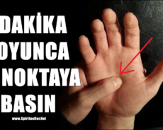 1 Dakika Boyunca Bu Noktaya Basın Ve Vücudunuza Ne Olduğunu Görün. Bu Gerçekten İNANILMAZ!!!