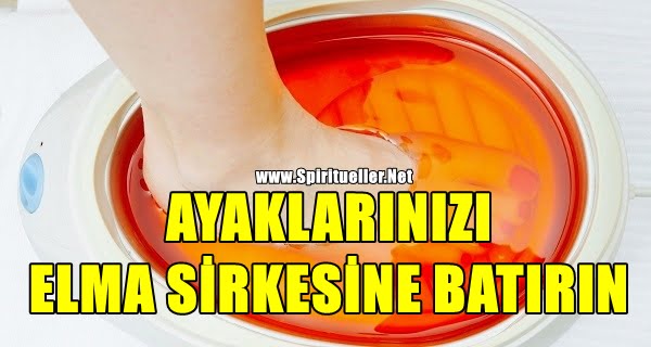 AYAKLARINIZI ELMA SİRKESİNE BATIRIN. SONUÇLAR SİZİ ŞAŞIRTACAK