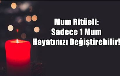 Mum Ritüeli: Sadece 1 Mum Hayatınızı Değiştirebilir