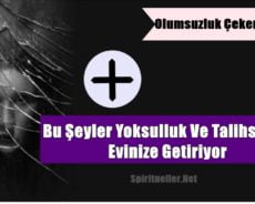Bu Şeyler Yoksulluk Ve Talihsizliği Evinize Getiriyor