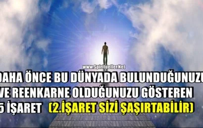 DAHA ÖNCE BU DÜNYADA BULUNDUĞUNUZU VE REENKARNE OLDUĞUNUZU GÖSTEREN 5 İŞARET (2.İŞARET SİZİ ŞAŞIRTABİLİR) DAHA ÖNCE BU DÜNYADA BULUNDUĞUNUZU VE REENKARNE OLDUĞUNUZU GÖSTEREN 5 İŞARET (2.İŞARET SİZİ ŞAŞIRTABİLİR)