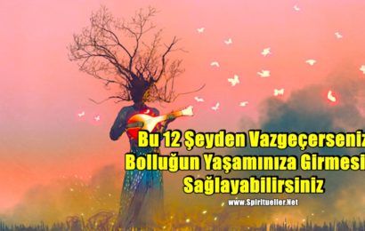 Bu 12 Şeyden Vazgeçerseniz Bolluğun Yaşamınıza Girmesini Sağlayabilirsiniz