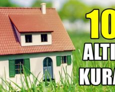 Ev Refahı İçin 10 Altın Kural