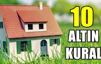 Ev Refahı İçin 10 Altın Kural