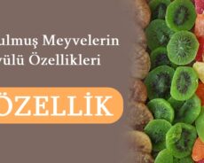 Kurutulmuş Meyvelerin Büyülü Özellikleri