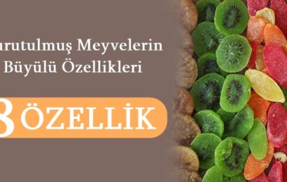 Kurutulmuş Meyvelerin Büyülü Özellikleri