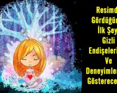 Resimde Gördüğünüz İlk Şey, Gizli Endişelerinizi Ve Deneyimlerinizi Gösterecektir.