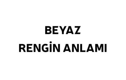 Beyaz Rengin Anlamı, Enerjisi Ve Faydaları